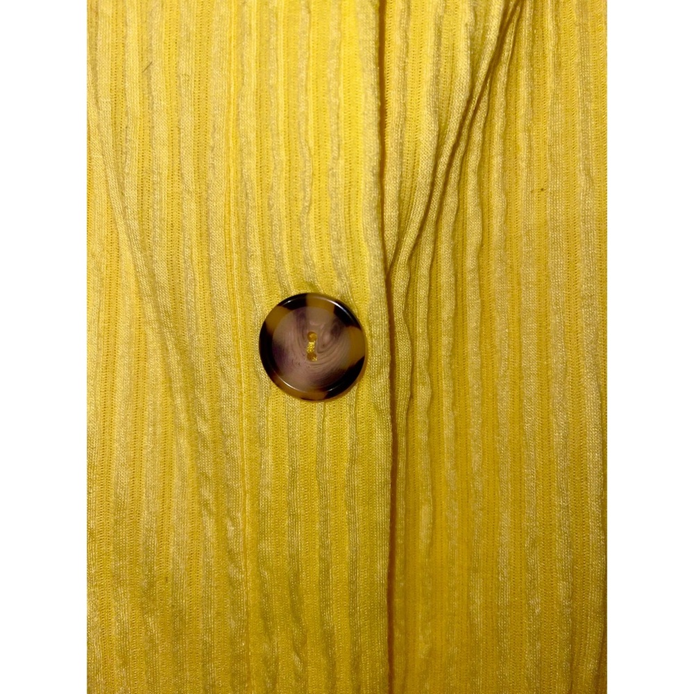 Yellow Ribbed Dress - Picture 4 of 5